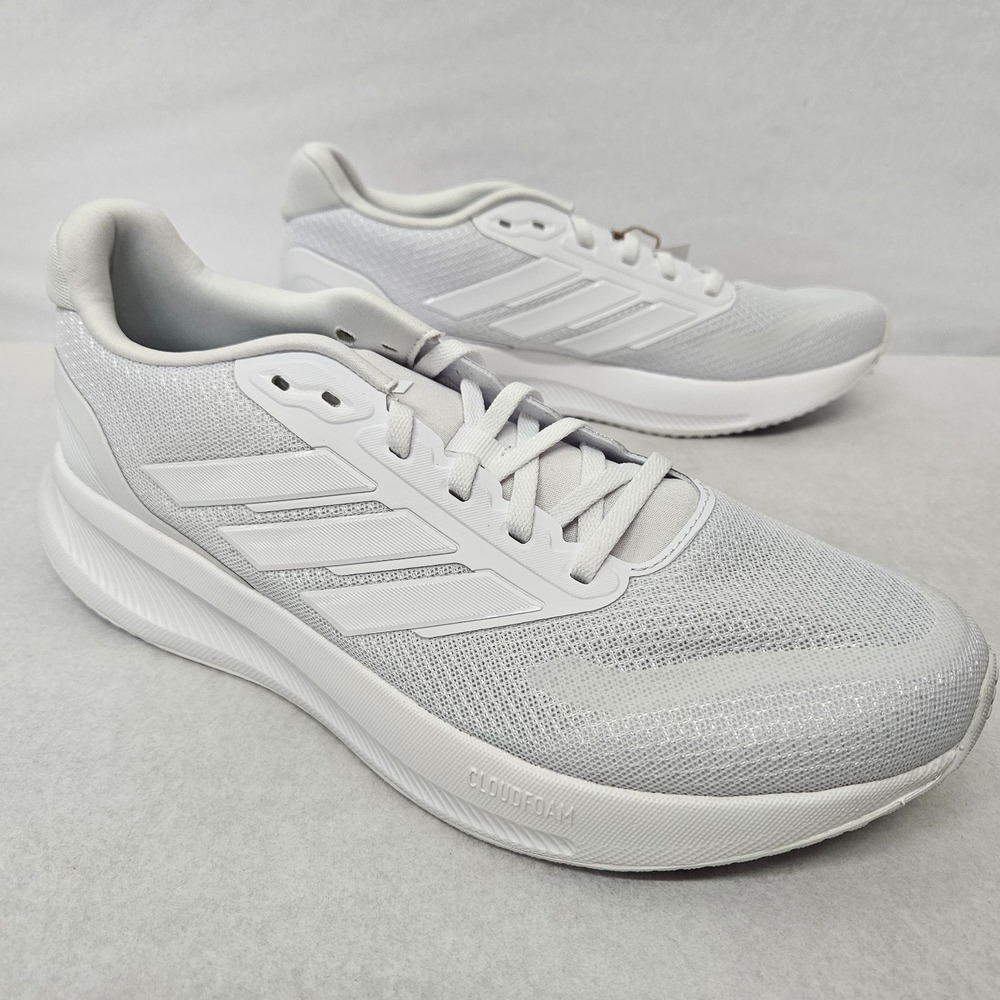 Adidas Runfalcon 5 Running Shoes IH7760‎ Triple White Women's Size 11